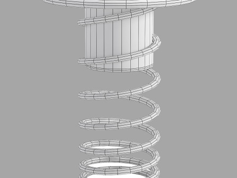 Yet Design Studio Twist Stool 3D Model