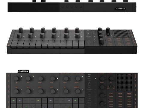 Yamaha seqtrak 3D Model