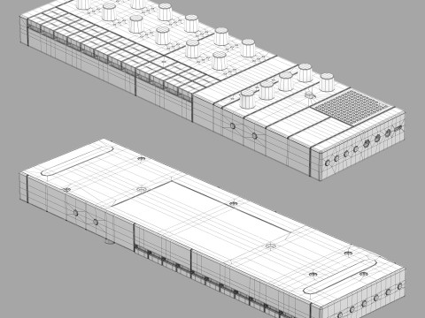 Yamaha seqtrak 3D Model