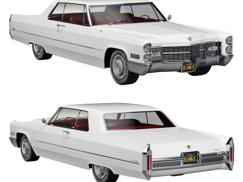 Cadillac coupe de ville 1966 3D Модель
