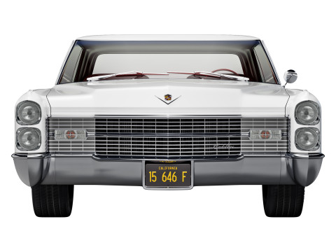 Cadillac coupe de ville 1966 Modelo 3D