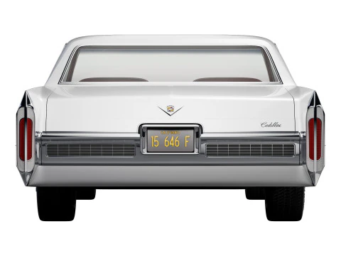 Cadillac coupe de ville 1966 3D Model