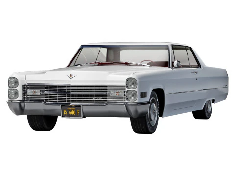 Cadillac coupe de ville 1966 3D Model