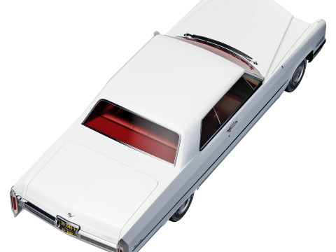 Cadillac coupe de ville 1966 Modelo 3D