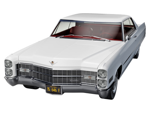 Cadillac coupe de ville 1966 Modelo 3D