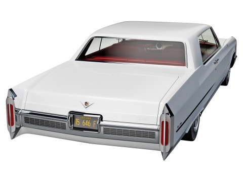 Cadillac coupe de ville 1966 Modelo 3D