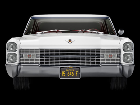 Cadillac coupe de ville 1966 Modelo 3D