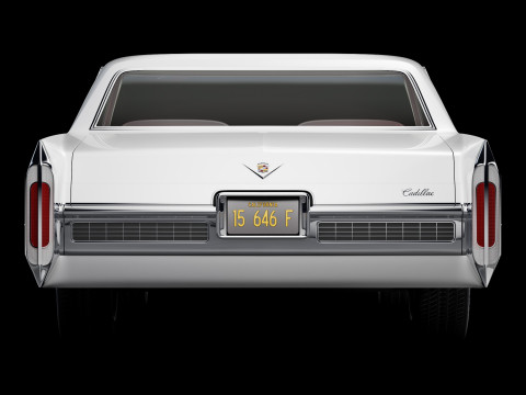 Cadillac coupe de ville 1966 Modelo 3D