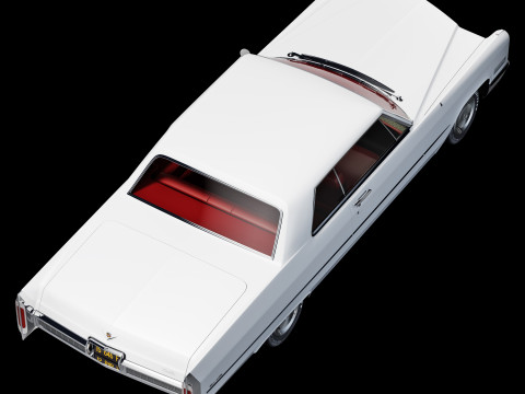 Cadillac coupe de ville 1966 Modelo 3D