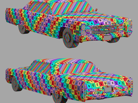 Cadillac coupe de ville 1966 Modelo 3D