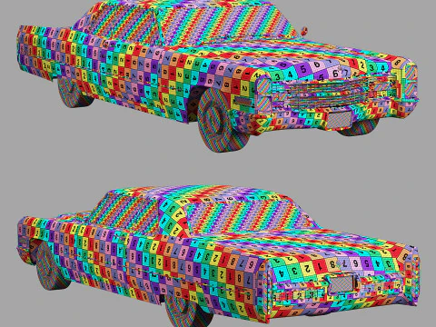 Cadillac coupe de ville 1966 3D Model