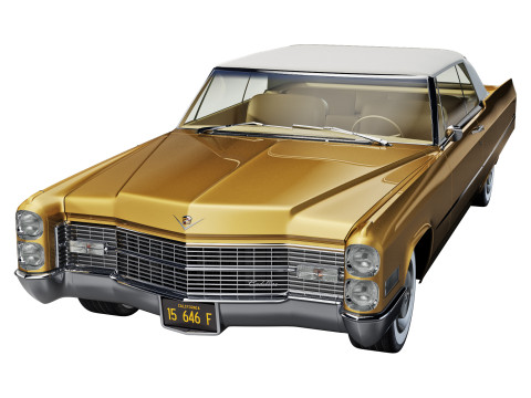 Cadillac coupe de ville convertible 1966 Modelo 3D