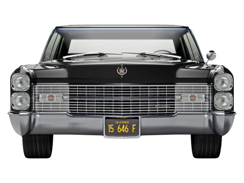 Cadillac fleetwood 1966 3D Model