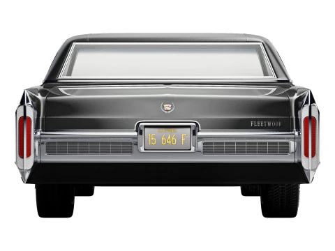 Cadillac fleetwood 1966 3D Model