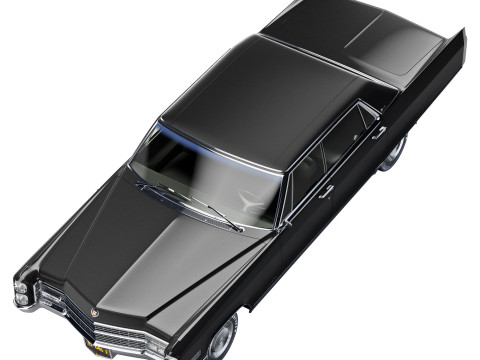 Cadillac fleetwood 1966 3Dモデル