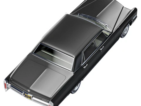 Cadillac fleetwood 1966 3D Model