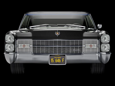 Cadillac fleetwood 1966 3D Model