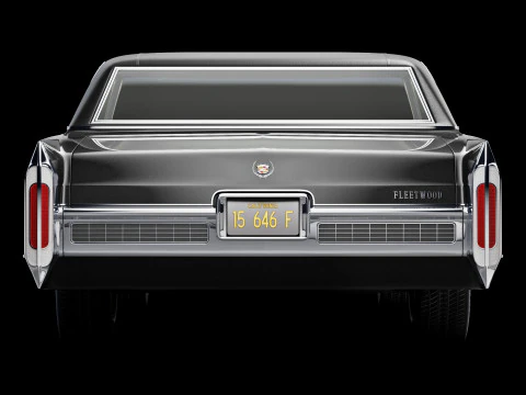 Cadillac fleetwood 1966 3D Model