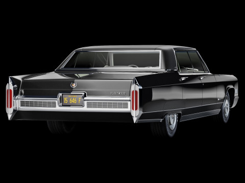 Cadillac fleetwood 1966 3Dモデル