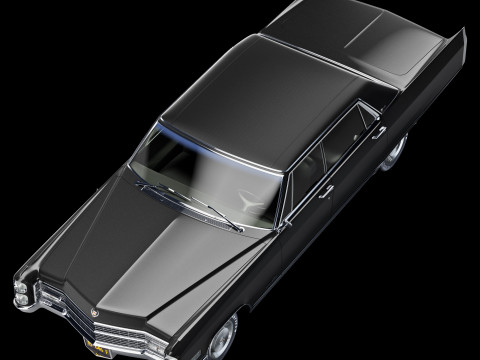 Cadillac fleetwood 1966 3Dモデル