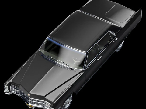 Cadillac fleetwood 1966 3D Model