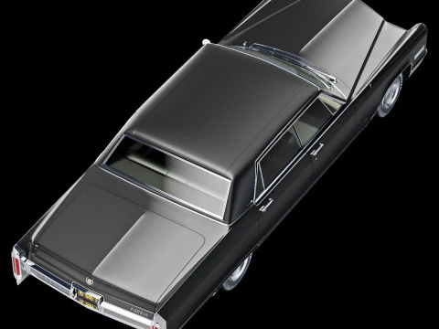 Cadillac fleetwood 1966 3D Model