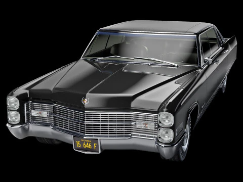 Cadillac fleetwood 1966 3D Model