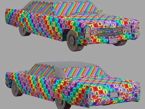 Cadillac fleetwood 1966 3D Model