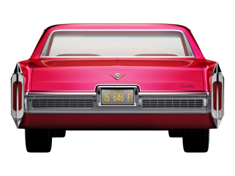Cadillac sedan de ville 1966 3D Model