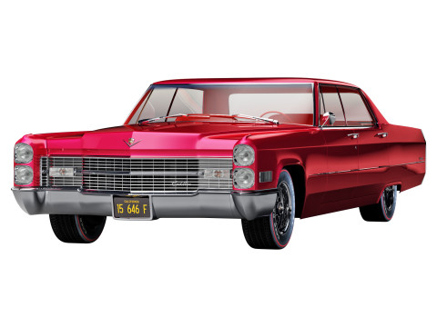 Cadillac sedan de ville 1966 3D Model