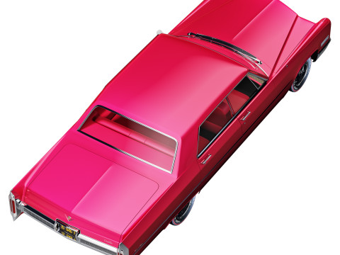 Cadillac sedan de ville 1966 3D Model