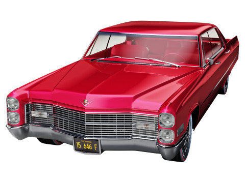 Cadillac sedan de ville 1966 3D Model