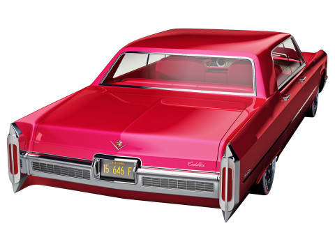 Cadillac sedan de ville 1966 3D Model