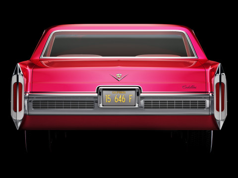 Cadillac sedan de ville 1966 3D Model