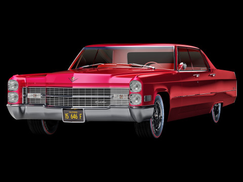 Cadillac sedan de ville 1966 3D Model