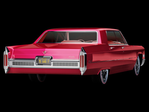 Cadillac sedan de ville 1966 3D Model