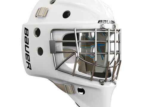 Bauer Profile 960 Goalie Mask Modelo 3D