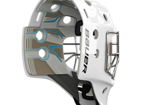 Bauer Profile 960 Goalie Mask 3D Model