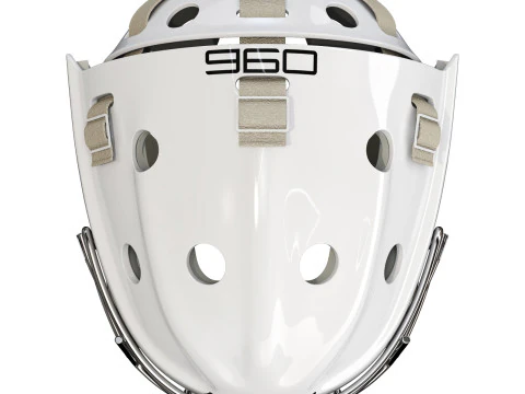 Bauer Profile 960 Goalie Mask 3D Model