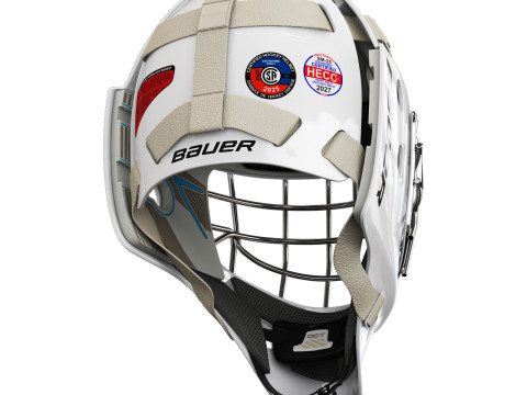 Bauer Profile 960 Goalie Mask Modelo 3D