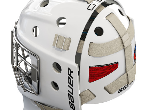 Bauer Profile 960 Goalie Mask Modelo 3D