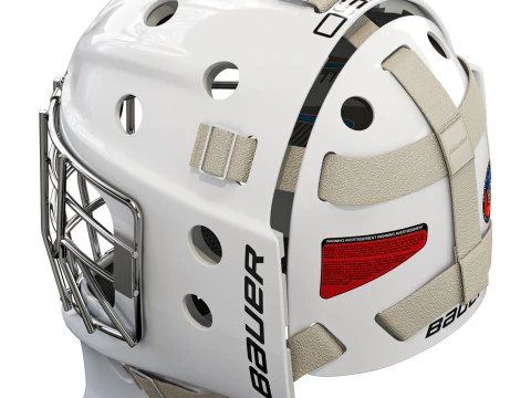 Bauer Profile 960 Goalie Mask 3D Model