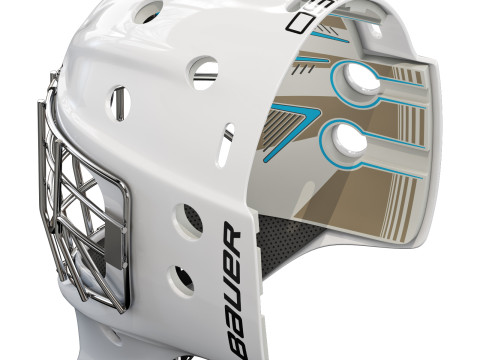 Bauer Profile 960 Goalie Mask Modelo 3D