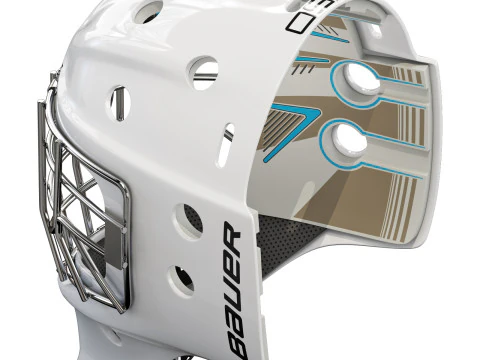 Bauer Profile 960 Goalie Mask 3D Model