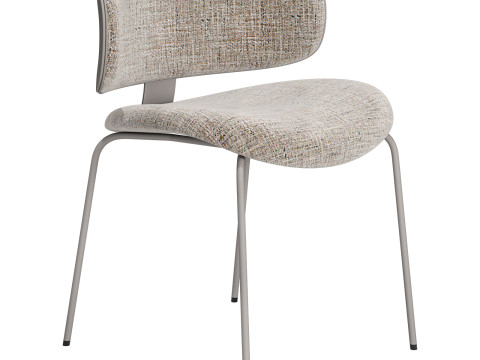 Black tie natalia chair Modelo 3D