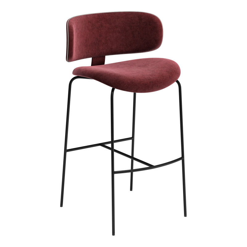 Black tie natalia stool Modelo 3D .c4d .max .obj .3ds .fbx .stl .blend
