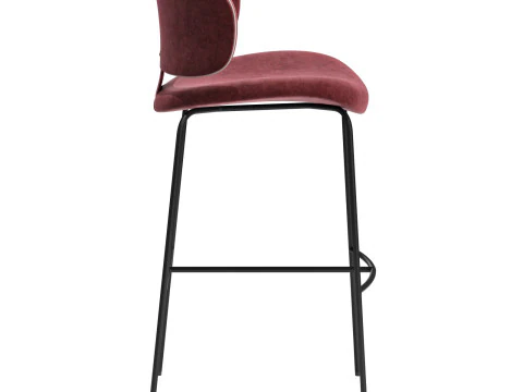 Black tie natalia stool 3D Model