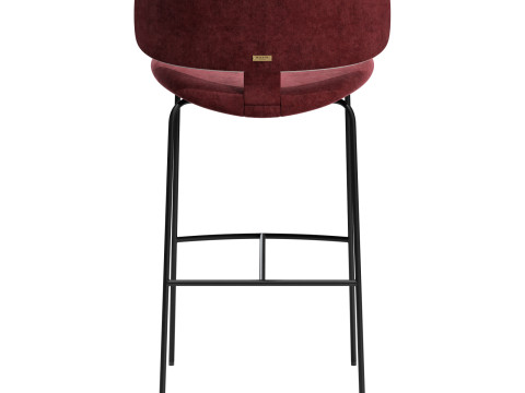 Black tie natalia stool Modelo 3D