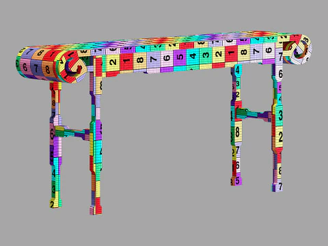 Chińska konsola 001 Model 3D