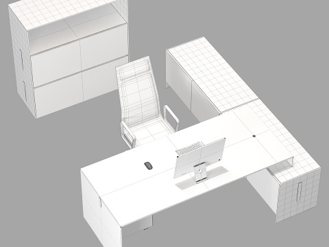 Gallotti and radice air 1 desk Modelo 3D